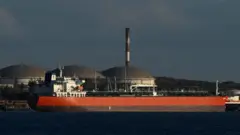 Un buque petrolero cubano atracado en Matanzas