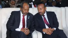 Pirezidaantii Somaaliyaa Hassan Sheek Mohamud, MM Itoophiyaa Abiy Ahimed