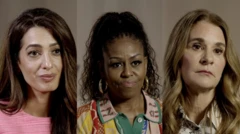 Amal Clooney, Michelle Obama, Melinda Gates