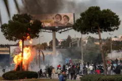 تظاهرات معترضان به قطع پروازهای ایرانی به لبنان به خشونت کشیده شد