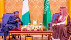 Bola Tinubu da Yarima Mohamed Bn Salman 