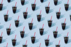 Ilustração de bebidas de cola