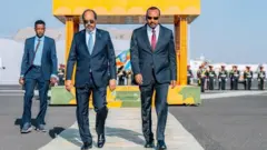 ፕረዚደንት ሶማልያ ናብ ኣዲስ ኣበባ፡ ምኒስተራት ኤርትራ፡ ግብጽን ሶማልያን ኣብ ካይሮ