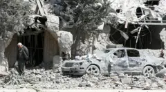 Varias zonas han sido demolidas en el sur del Líbano para crear lo que Israel describe como una "zona de amortiguamiento".