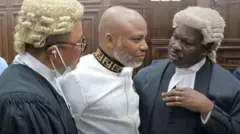 Nnamdi Kanu na ọkaiwu Ifeanyi Ejiofor na Mike Ozekhome