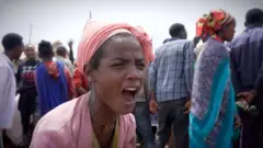 የምታለቅስ ሴት