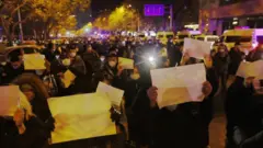 Şanghay'da bu hafta yapılan bir gösteri