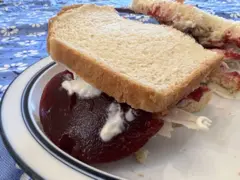 white bread sandwich 