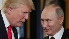Donald Trump y Vladimir Putin en 2019