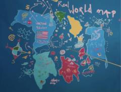 Bản đồ thế giới gây tranh cãi trong phim Barbie