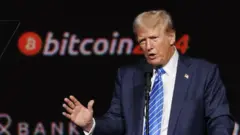 2024年のビットコインイベントでのドナルドトランプ