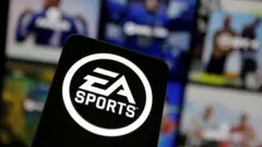 На цій ілюстрації зображений логотип EA (Electronic Arts) Sports