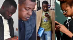 Pipo dey look dia phone