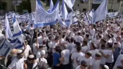 راهپیمایی هزاران اسرائیلی در روز بیت‌المقدس