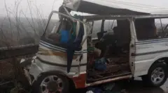 Aworan ijamba ọkọ to waye ni opopona marosẹ Eko si Abeokuta