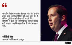 सर्जियो गोर का बयान