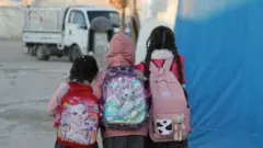 Abakobwa b'aba-Yazidi mu nkambi y'impunzi