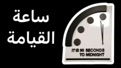 صورة لساعة القيامة