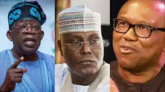 Bola Tinubu, Atiku Abubakar ati Peter Obi