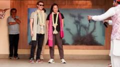 Mark Zuckerberg y su esposa