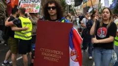 Protest studenta u Beogradu 23. maja