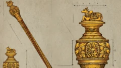 સેંગોલની તસવીર - ભારત સરકાર