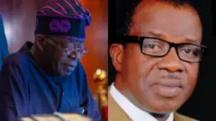 Aworan Bola Tinubu ati Ambrose Owuru