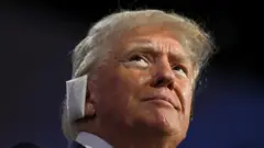 Трамп во время республиканской конвенции
