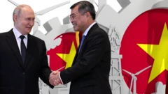 Tổng thống Nga Vladimir Putin tiếp đón Thủ tướng Việt Nam Lê Minh Hưng tham dự Hội nghị thượng đỉnh Nga-ASEAN tại phố Kazan ngày 17/6/2026. Nga sẽ giúp Việt Nam xây dựng nhà máy điện hạt nhân đầu tiên tại Ninh Thuận