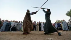 Ranar Litinin aka gudanar da wasan tsaren doki a garin Luxor, na kasar Masar.