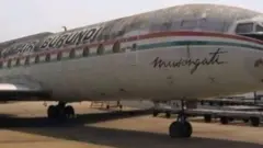 Indege ya Caravelle Uburundi bwahawe n'Ubufaransa mu myaka ya 1970