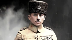 Retrato de Rafael de Nogales Méndez vestido con el uniforme otomano