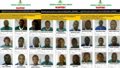 NCS for post on dia official social media handle for Facebook release di faces and names of those wey escape