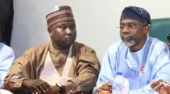 Ado Doguwa na Femi Gbajabiamila