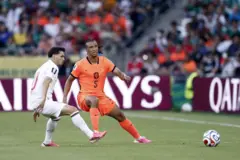 جانب من المواجهة المغربية الهولندية