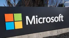 نمای سردر شرکت مایکروسافت در آمریکا