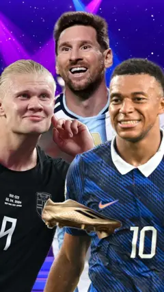 ميسي ومبابي وهالاند