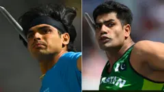 નીરજ ચોપરા અને અરશદ નદીમ