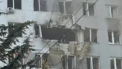 Поврежденный дом в Одессе