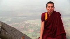 Osel Hita Torres quando era adolescente