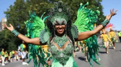 Женщина в карнавальном костюме