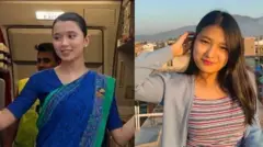 விமானப் பணிப்பெண்கள் நங்க்தோயி ஷர்மா மற்றும் லைமனுன்தெம் சிங்சன் 
