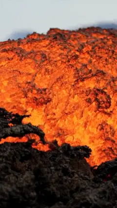 lava vulkan etna