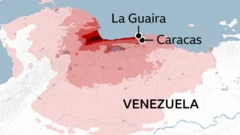 Mapara de los terrmotos en Venezuela