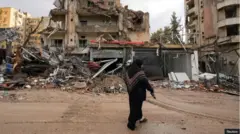 Aworan agbegbe kan ni Lebanon lẹyin ikọlu Israel