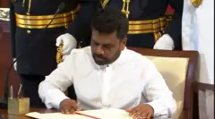 ජනාධිපතිවරයා ලෙස දිවුරුම් දීමෙන් පසු පාර්ලිමේන්තුව විසුරුවා හැර මහ මැතිවරණයක් කැඳවන බව ජාතික ජන බලවේගයේ නායක අනුර කුමාර දිසානායක පවසා තිබිණි.