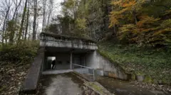 Entrada de um bunker