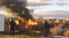 пожар в Подмосковье