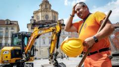 "Calor, calor y más calor": 7 gráficos que muestran cómo ha cambiado el clima en Europa