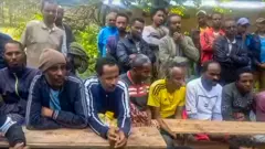 የተገደሉት ሰዎች በታጣቂዎቹ ቁጥጥር ስር ሆነው ከተቀረጸ ቪዲዮ ላይ የተወሰደ 